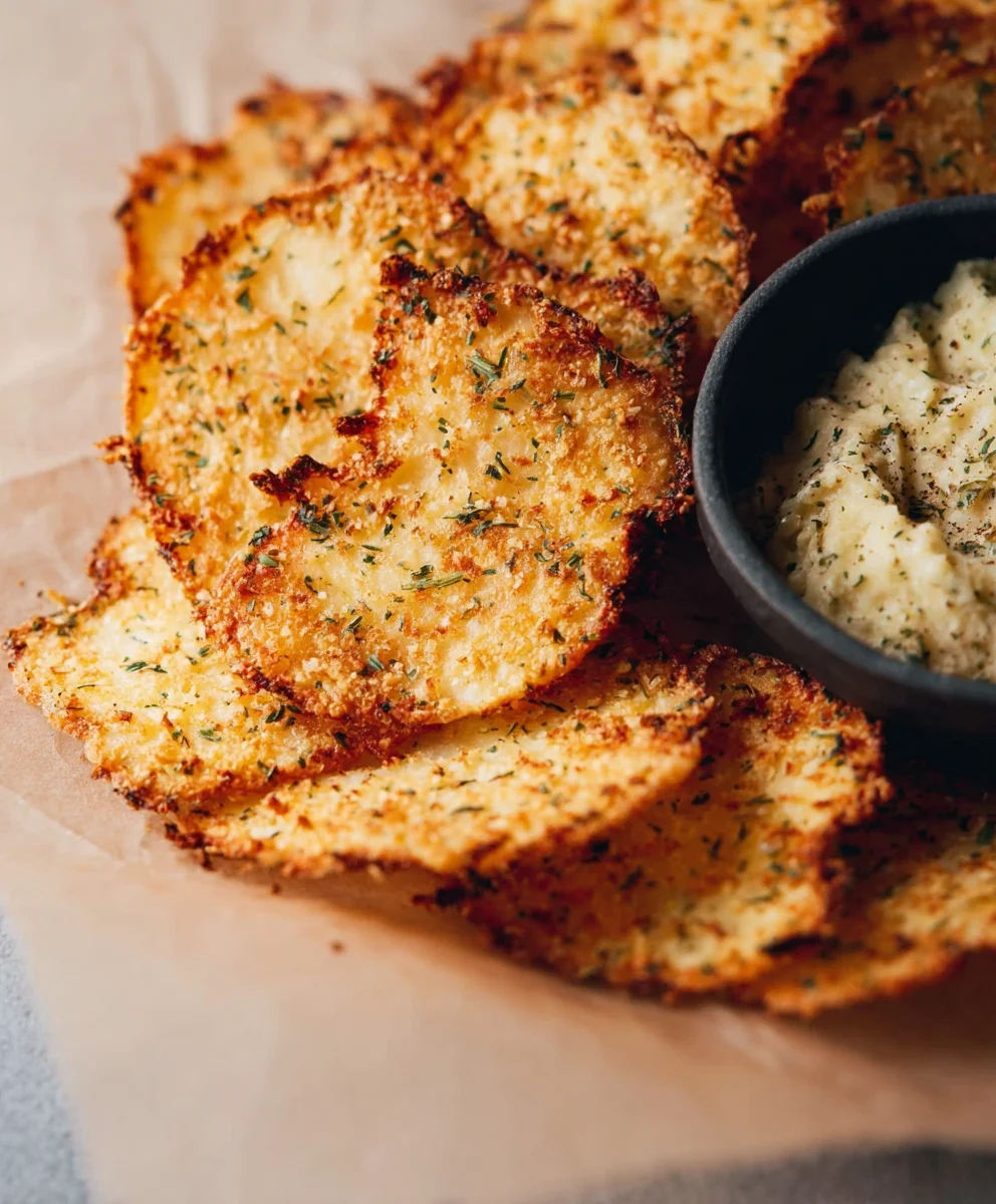 Easy Cottage Cheese Chips - Crispy Low-Carb Snack