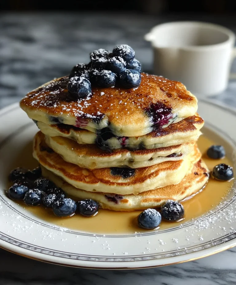 Fluffy Easy Blueberry Pancakes- Perfect Breakfast Treat