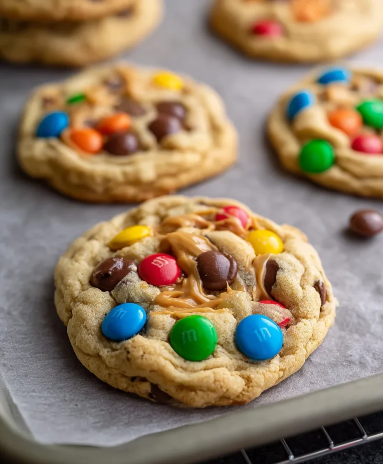 Easy Peanut Butter M&M Cookies Recipe