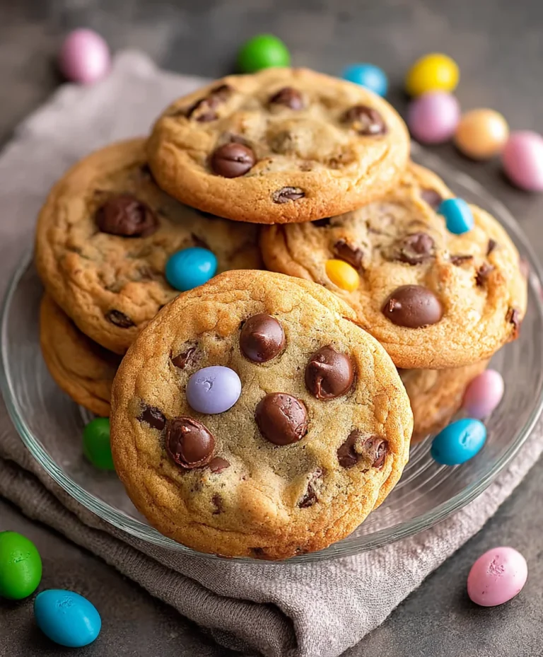 Easy Easter Chocolate Chip Cookies-Festive Treat
