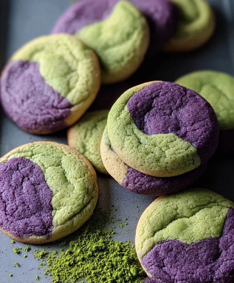 Matcha Ube Cookies – Deliciously Vibrant & Easy Recipe