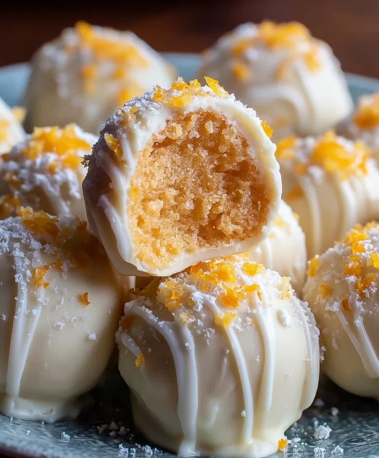 White Chocolate Orange Truffles-Creamsicle Flavor