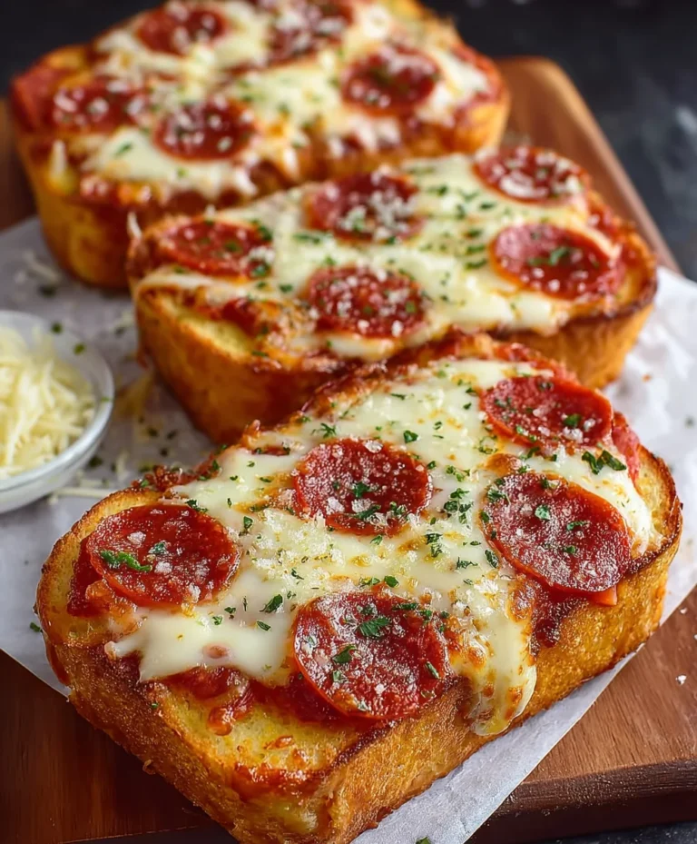 Texas Toast Garlic Bread Pizza-Easy Dinner