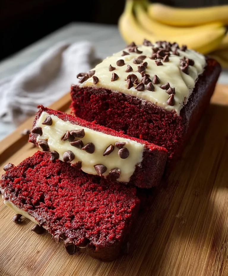 Delicious Red Velvet Banana Bread Recipe
