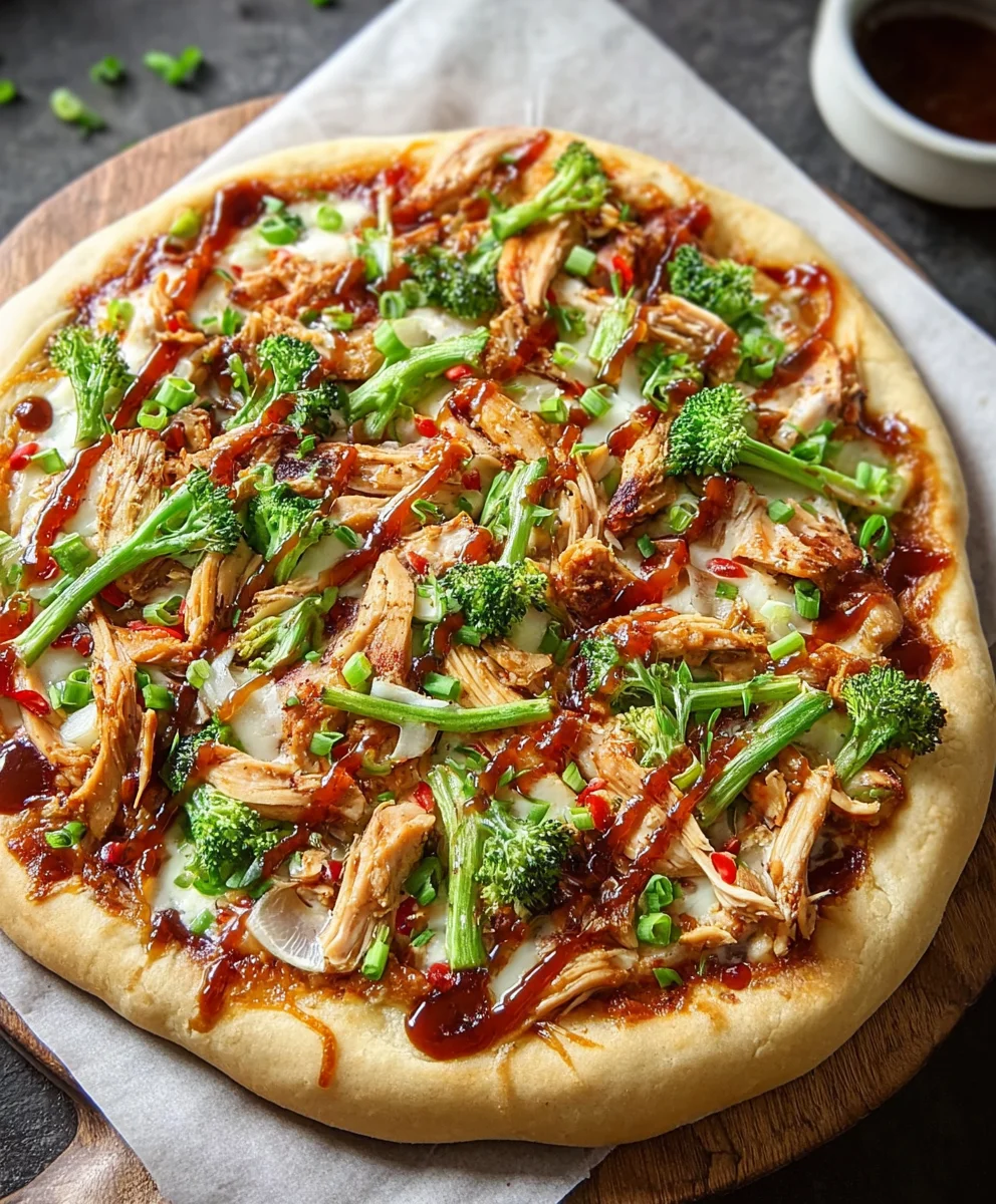 Easy Teriyaki Chicken Pizza Recipe-Quick Dinner Idea
