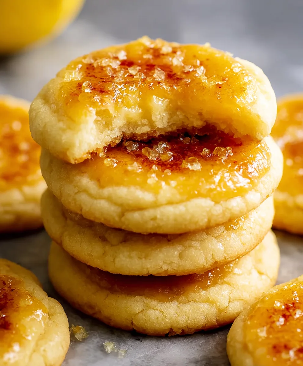 Lemon Creme Brulee Cookies-Sweet & Easy Recipe