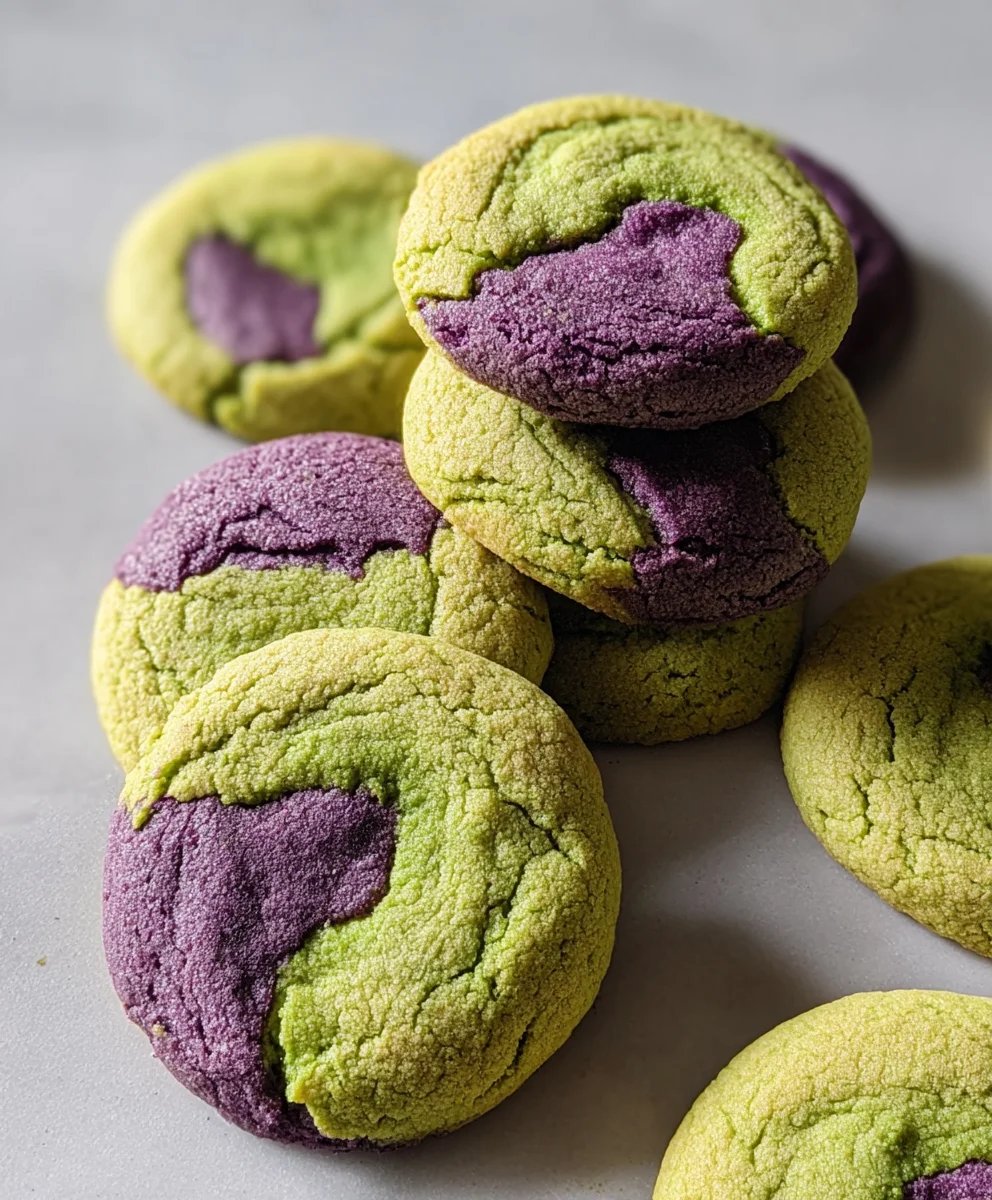 Matcha Ube Cookies - Deliciously Vibrant & Easy Recipe