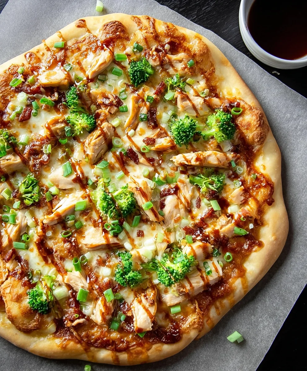 Easy Teriyaki Chicken Pizza Recipe-Quick Dinner Idea