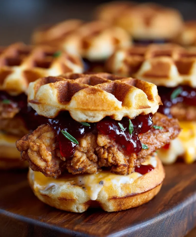Game Day Chicken Waffle Sliders – Easy Bites