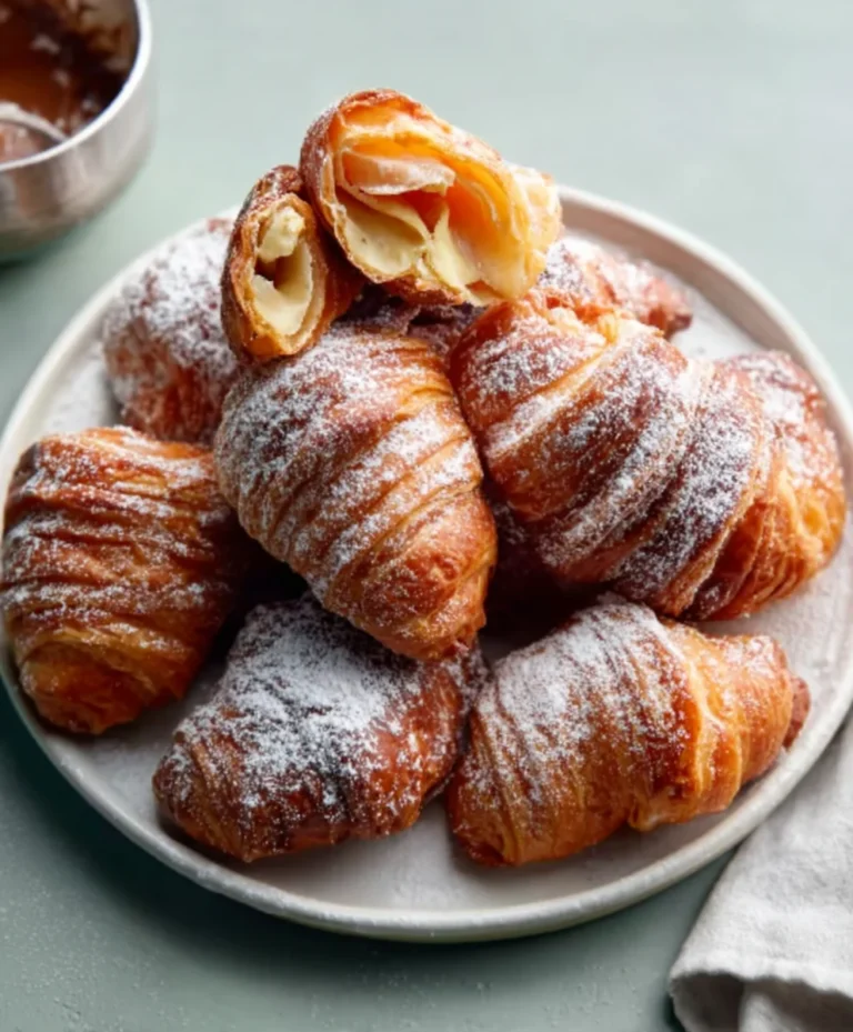 Fried Croissant Beignets-Easy Sweet Treat