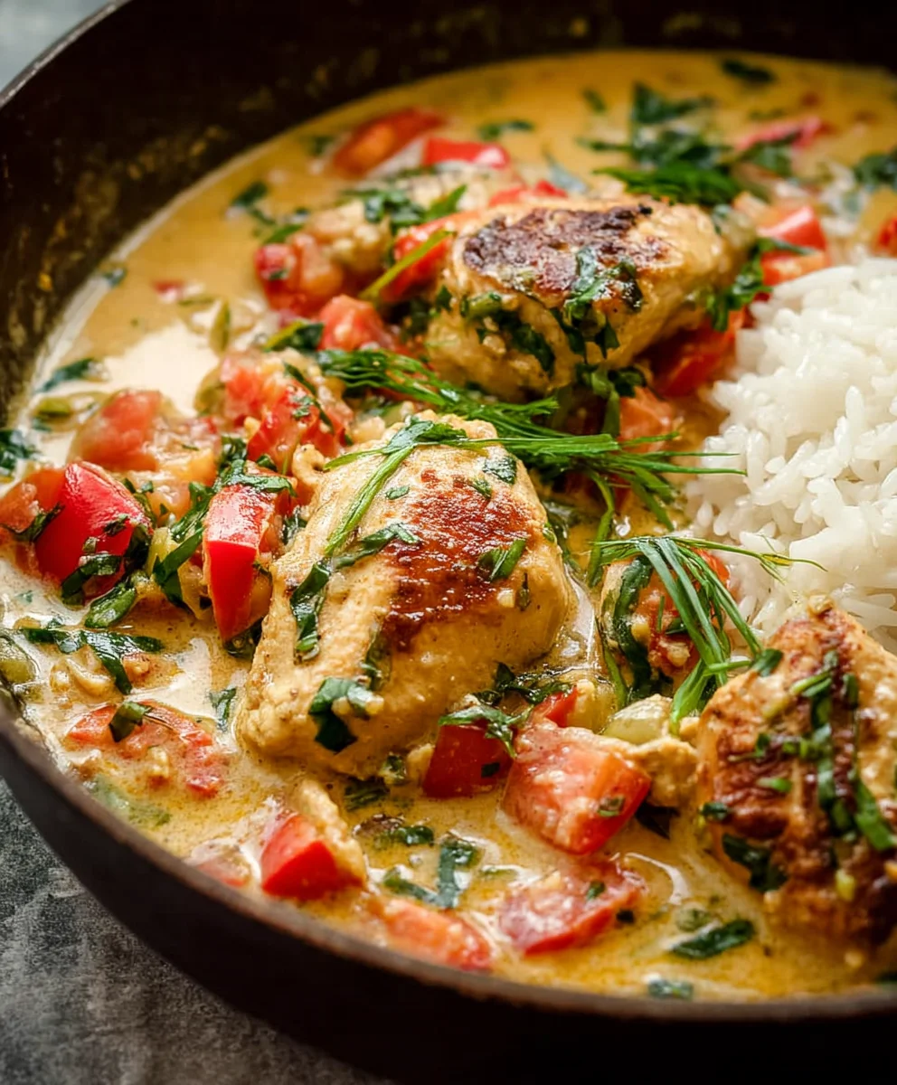 Easy Coconut Milk Chicken - Creamy & Delicious