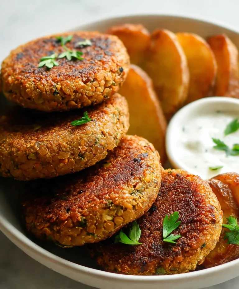 Easy Lentil Burgers-Quick Simple Delicious Recipe