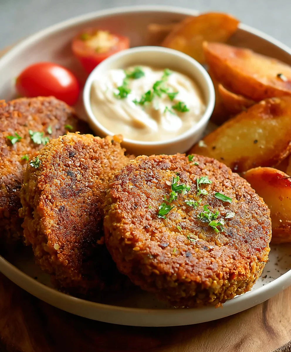Easy Lentil Burgers-Quick Simple Delicious Recipe