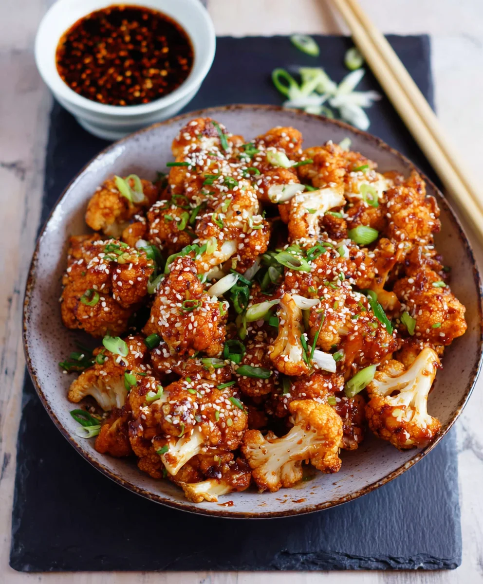 Sticky Sesame Cauliflower - Easy Flavorful Recipe