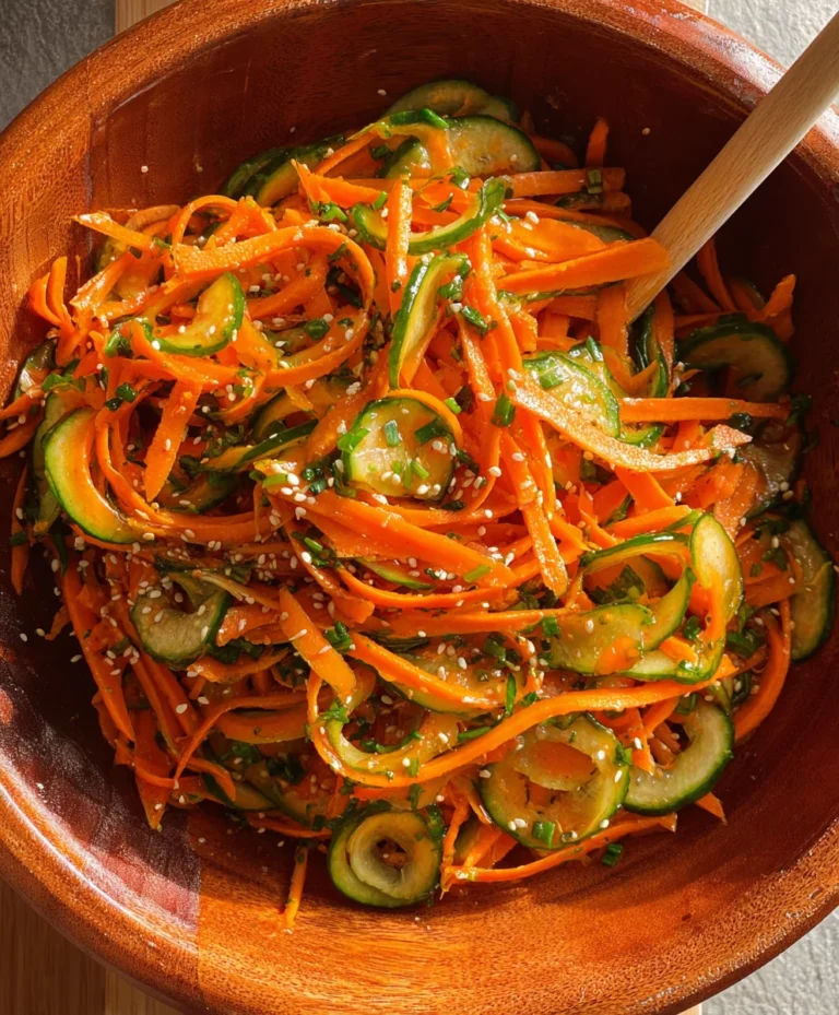 Fresh Cucumber Carrot Salad Recipe – Easy & Delicious