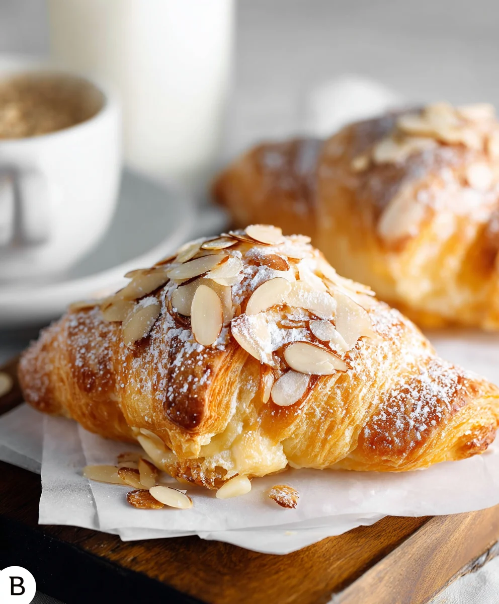 Almond Cream Filled Croissants- Irresistible French Pastry