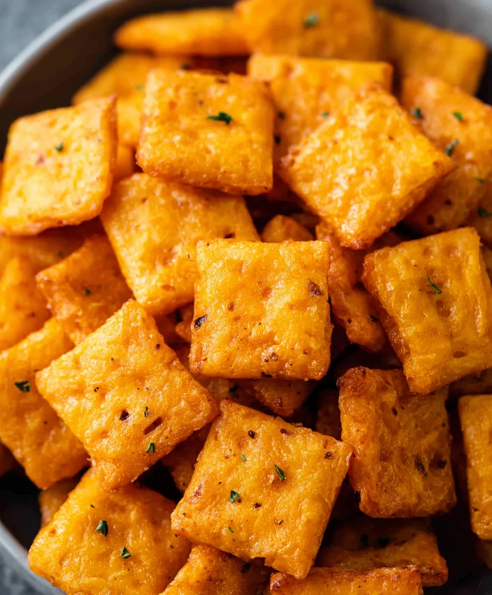 Easy Homemade Cheez-Its Recipe- Deliciously Cheesy Snacks