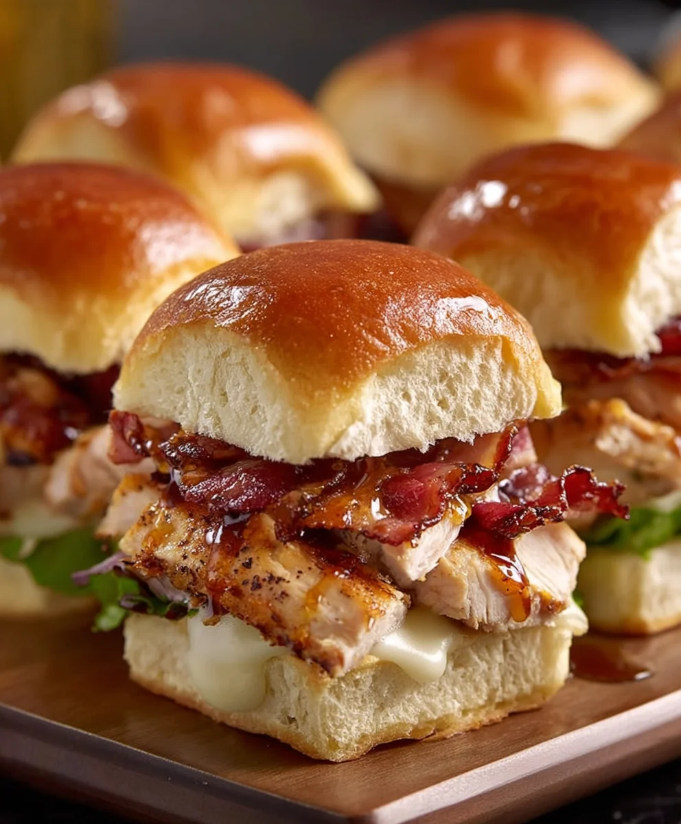 Maple Chicken Beef Beef Bacon Sliders - Easy Recipe