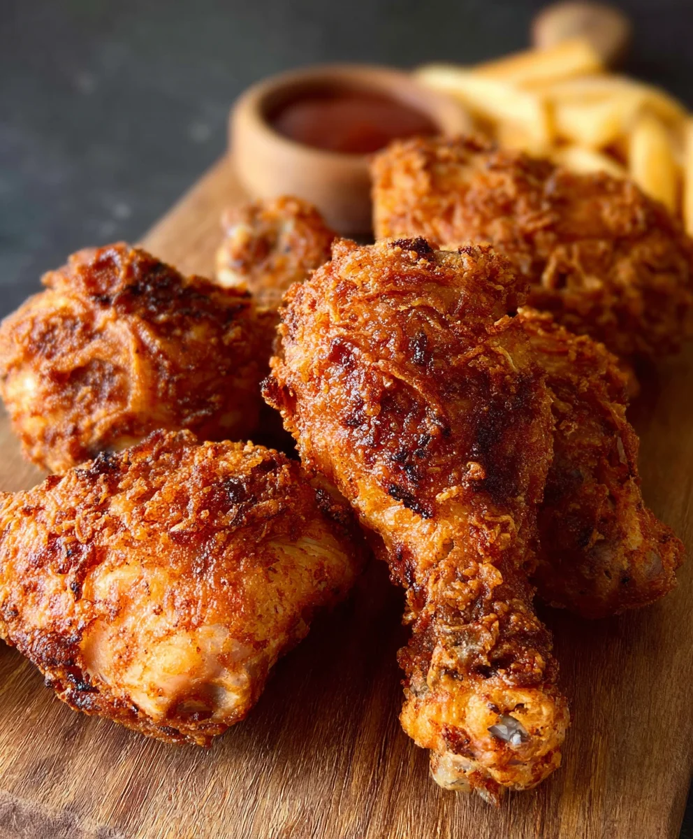 Crispy Juicy Fried Chicken - Best Recipe Ever