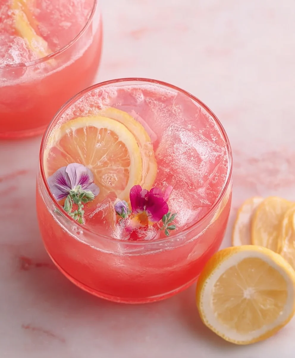 Refreshing Pink Lemonade Cocktail- Non-Non-Non-Alcoholic Alternativeic Drink