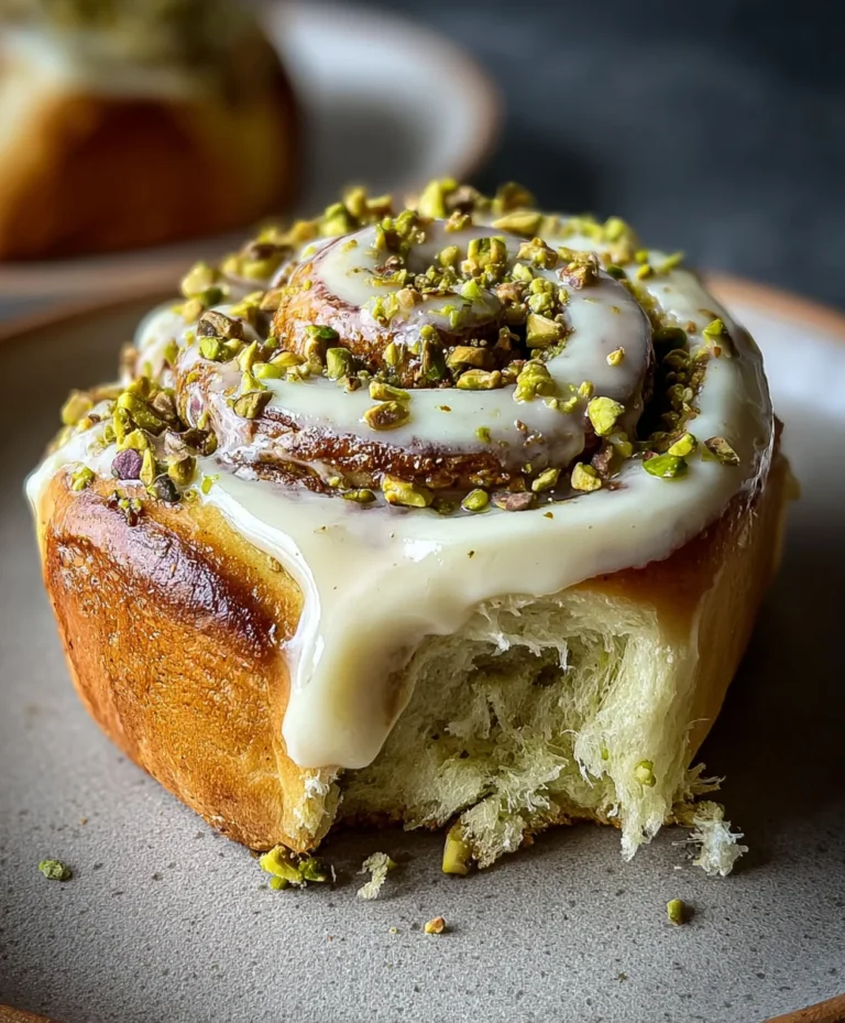 Small Batch Pistachio Cream Cinnamon Rolls Recipe