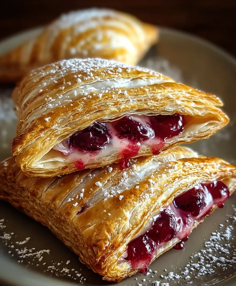 Easy Cherry Turnovers – Deliciously Simple Pastry