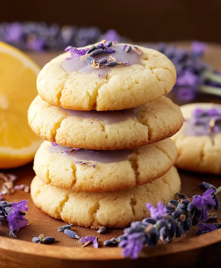 Buttery Lemon Lavender Cookies-Delightful Citrus-Herb Bake