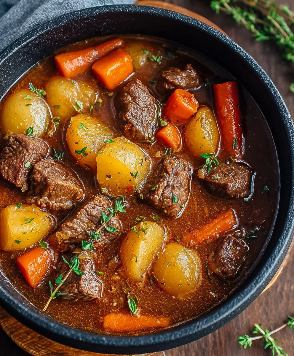 Hearty Homemade Beef Stew Recipe - Comfort Food Classic