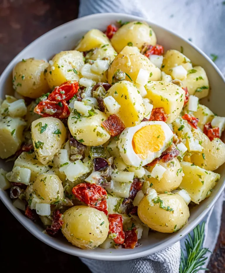 Authentic Italian Potato Salad – A Zesty Twist