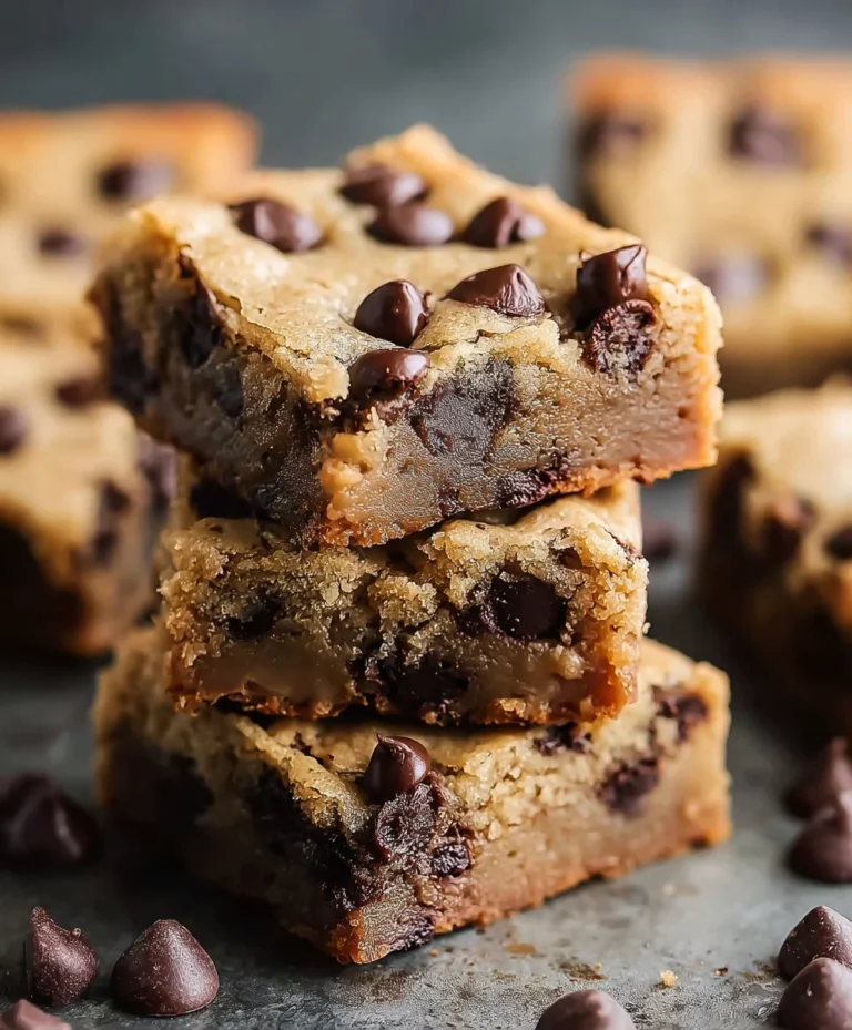 Easy Chocolate Chip Cookie Bars – Perfect Dessert