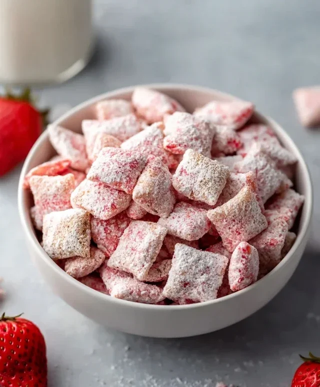Strawberry Shortcake Puppy Chow