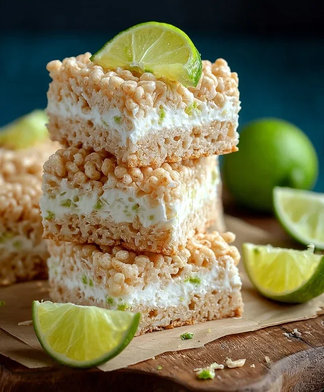 Key Lime Pie Rice Treats