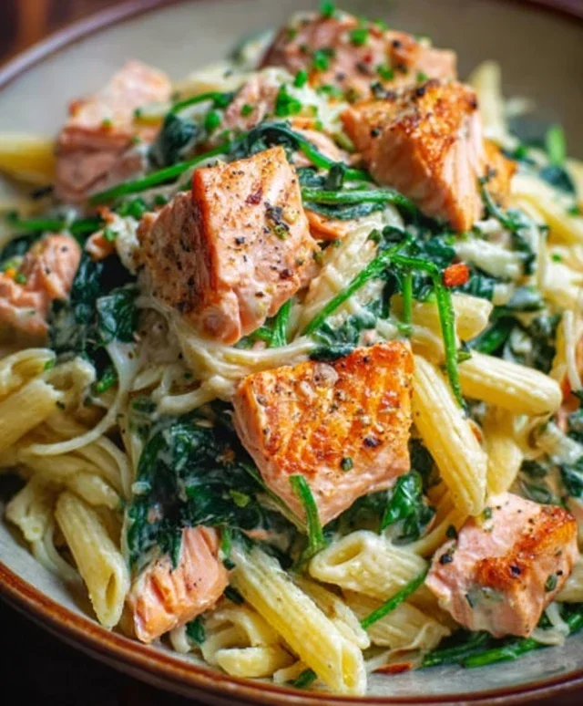 Salmon Spinach Pasta Dish: A Delicious and Nutritious Recipe to Try Today