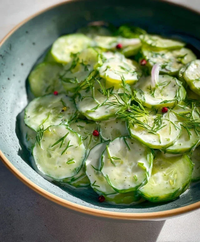 Polish Cucumber Salad