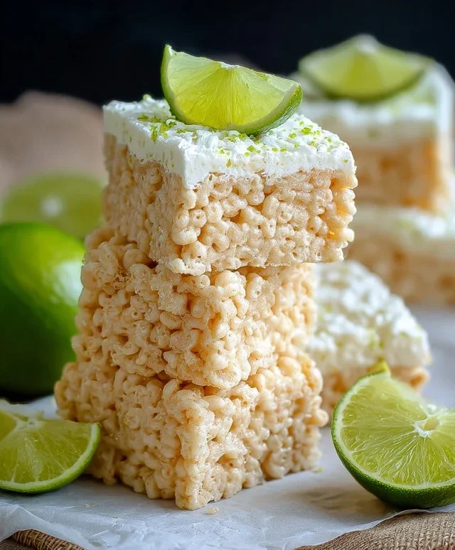 Key Lime Pie Rice Treats
