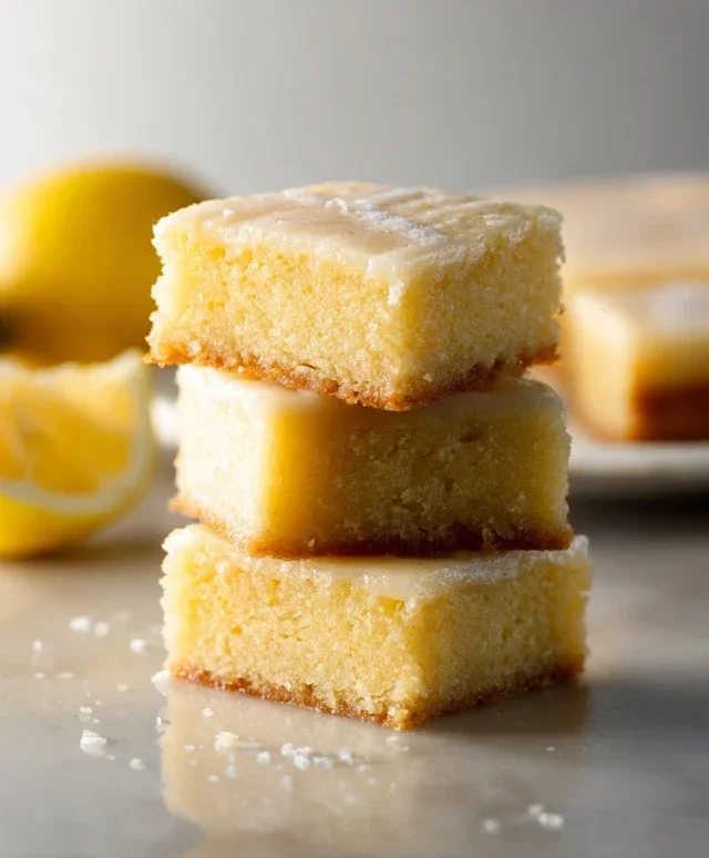 Easy Lemon Brownies Recipe