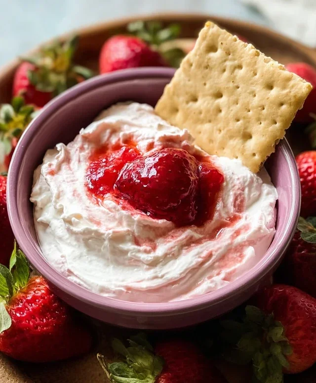 Strawberry Cheesecake Dip