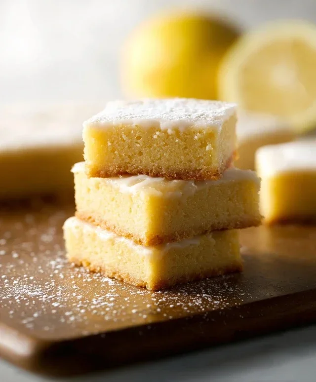 Easy Lemon Brownies Recipe