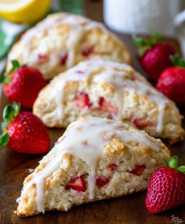 Strawberry Scones