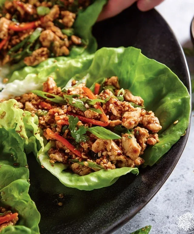 Thai Chicken Lettuce Wraps