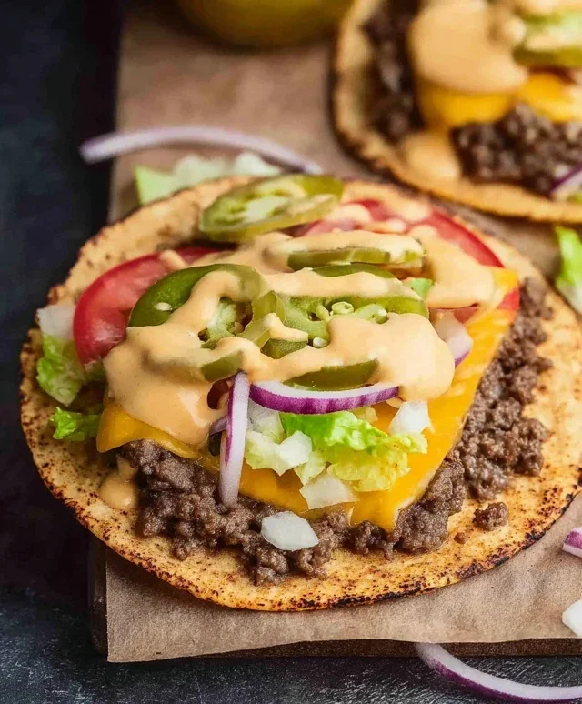 Smash Burger Tacos
