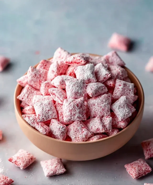 Strawberry Shortcake Puppy Chow