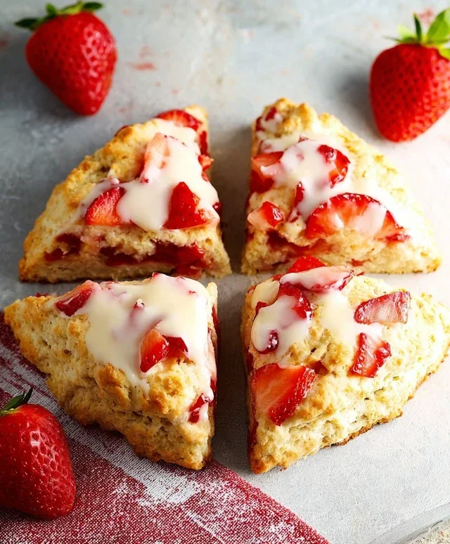 Strawberry Scones