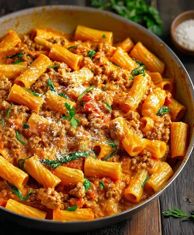 Creamy Sausage Rigatoni (One-Pan, 30-Minute Meal)