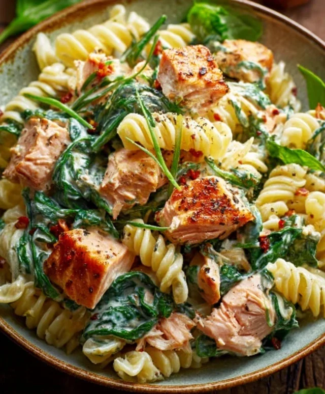 Salmon Spinach Pasta Dish: A Delicious and Nutritious Recipe to Try Today