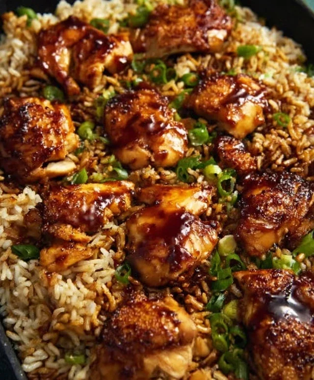 One-Pan Bold Honey BBQ Chicken Rice