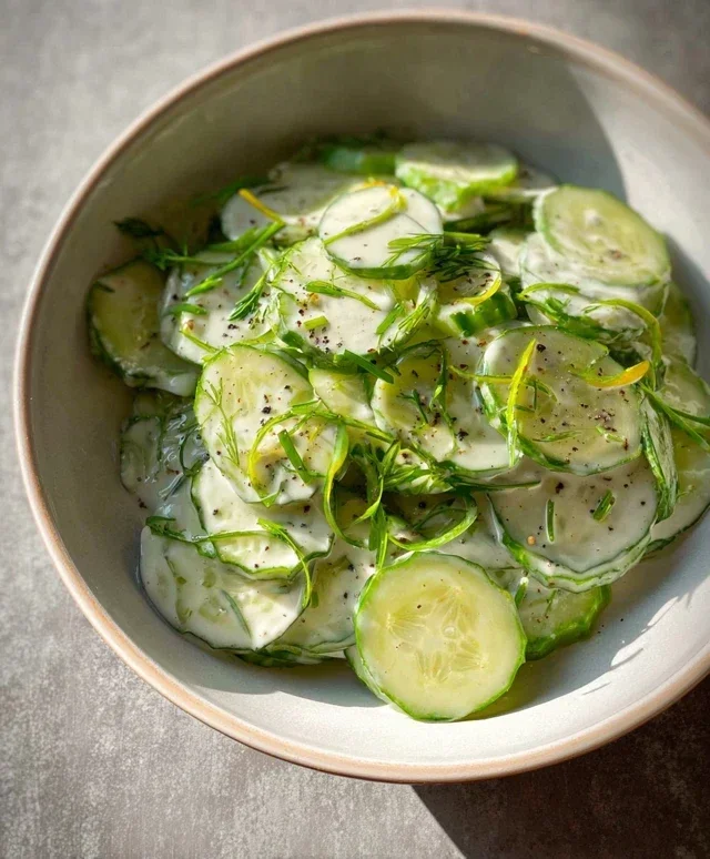 Polish Cucumber Salad