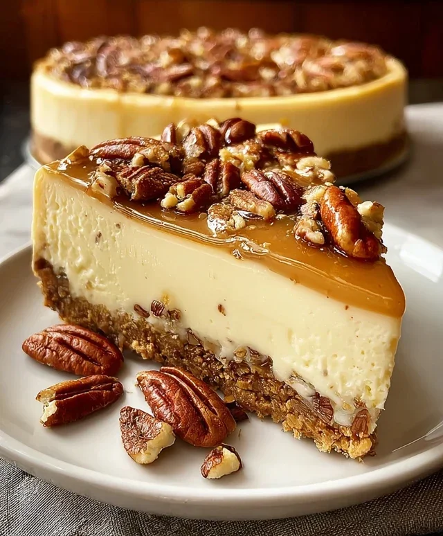 Butter Pecan Cheesecake