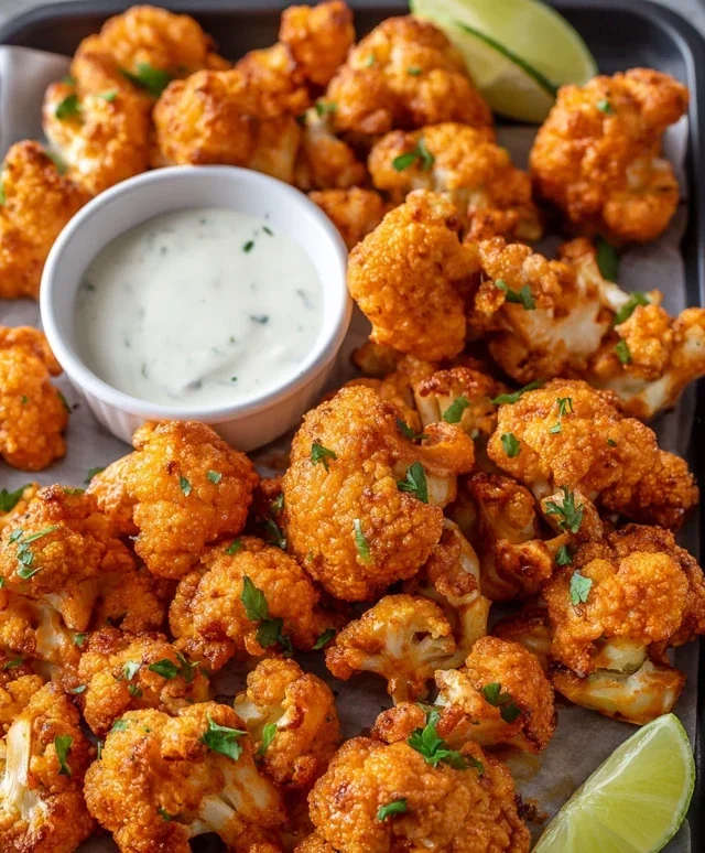 Air Fryer Buffalo Cauliflower Recipe