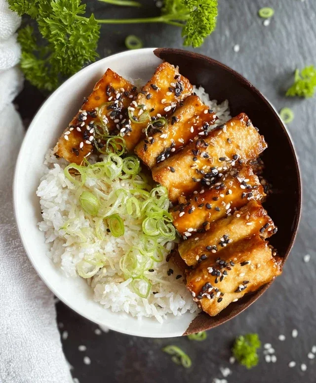 Honey Garlic Tofu